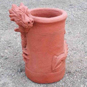 dragon chimney pot smirk